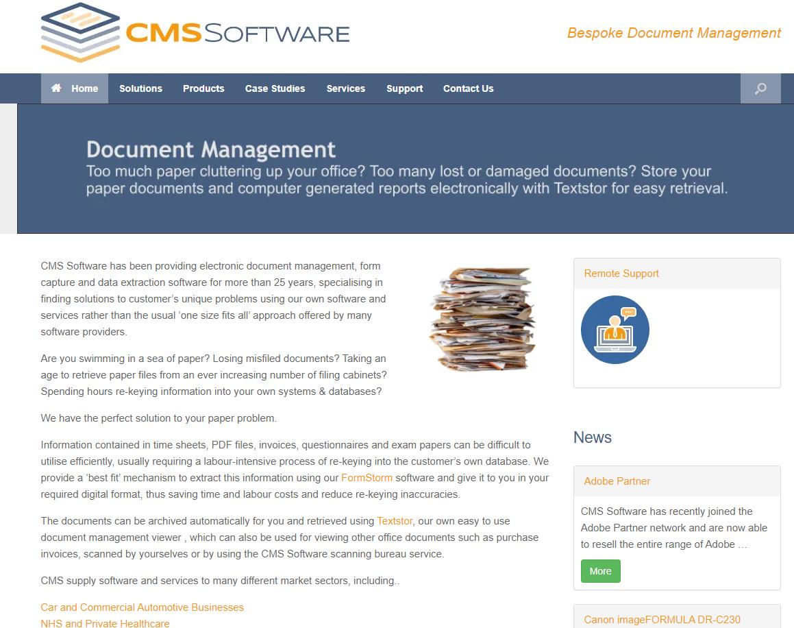 CMS Software官网