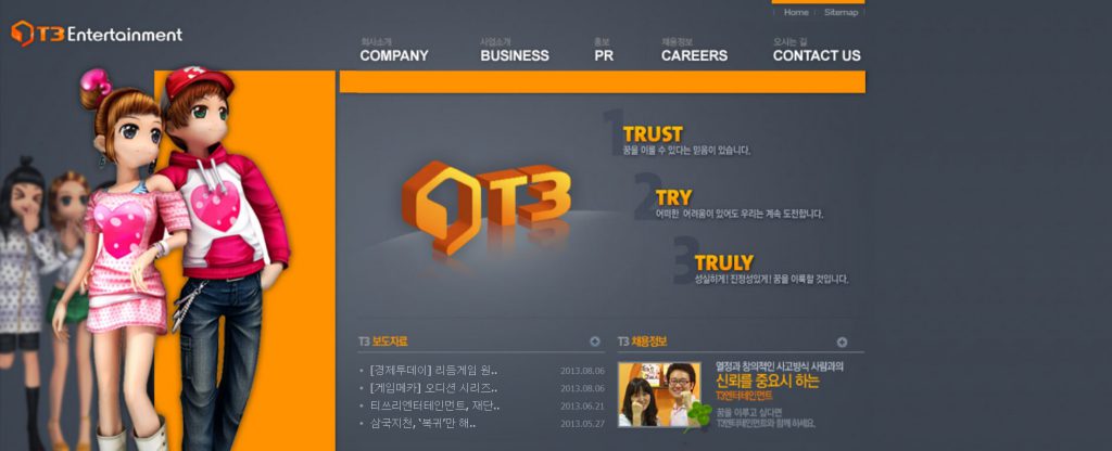 T3 Entertainment：韩国休闲网络游戏开发