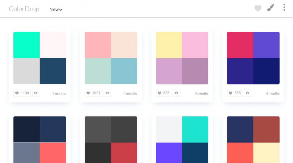 Colordrop：在线颜色组合调试工具