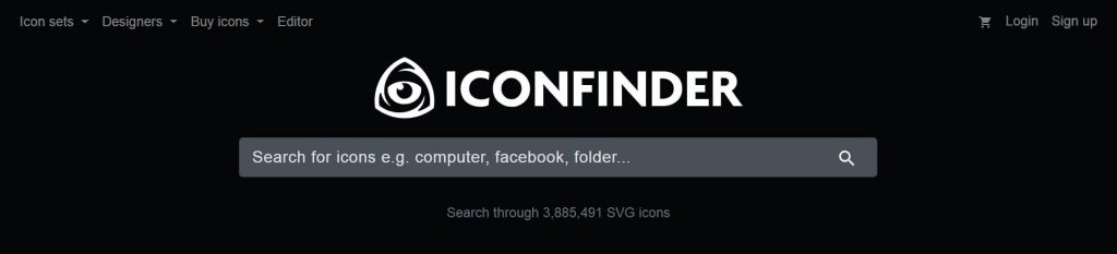IconFinder：免费图标搜索下载网站