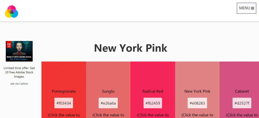 Flat UI Color Picker：扁平化UI设计配色方案